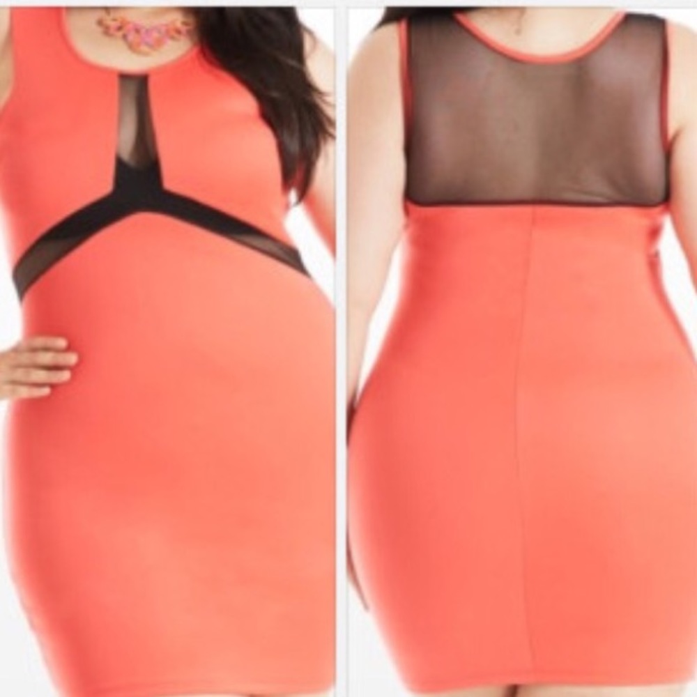 See through cutout bodycon. Only 1 left!